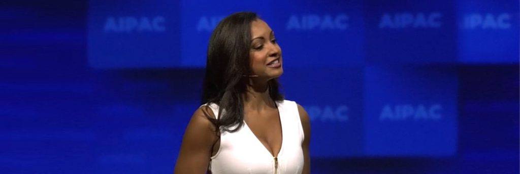 AIPAC Policy Conference speakers wear dual element headset microphones