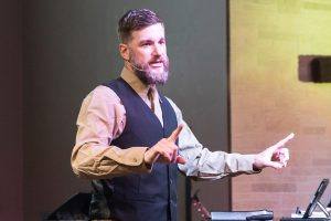 MichaelHayward-FaithCommunity_hi Pastor Wears Dual Element Headset Microphone