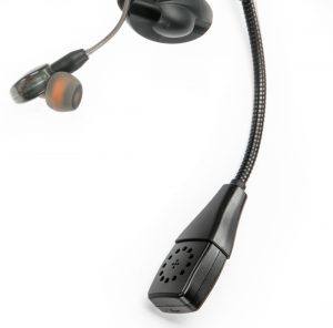 CM-i3 Intercom Headset Mic Closeup