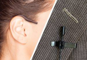 Lavalier Microphone - Two ways to wear