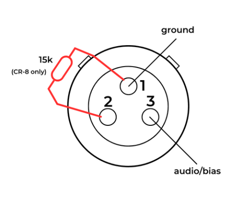 wiring schematic for 3-pin lemo connector