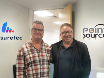 Leisuretec's Mike Henden, and Point Source Audio's Gerry Forde